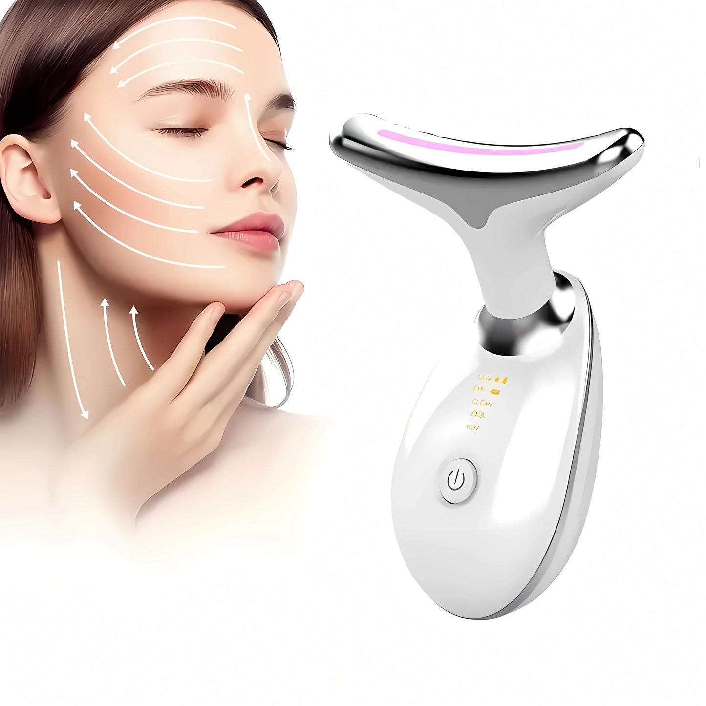 NuovaCell® Anti-Aging Facial Lifting Device with EMS, Vibration & Heat Therapy