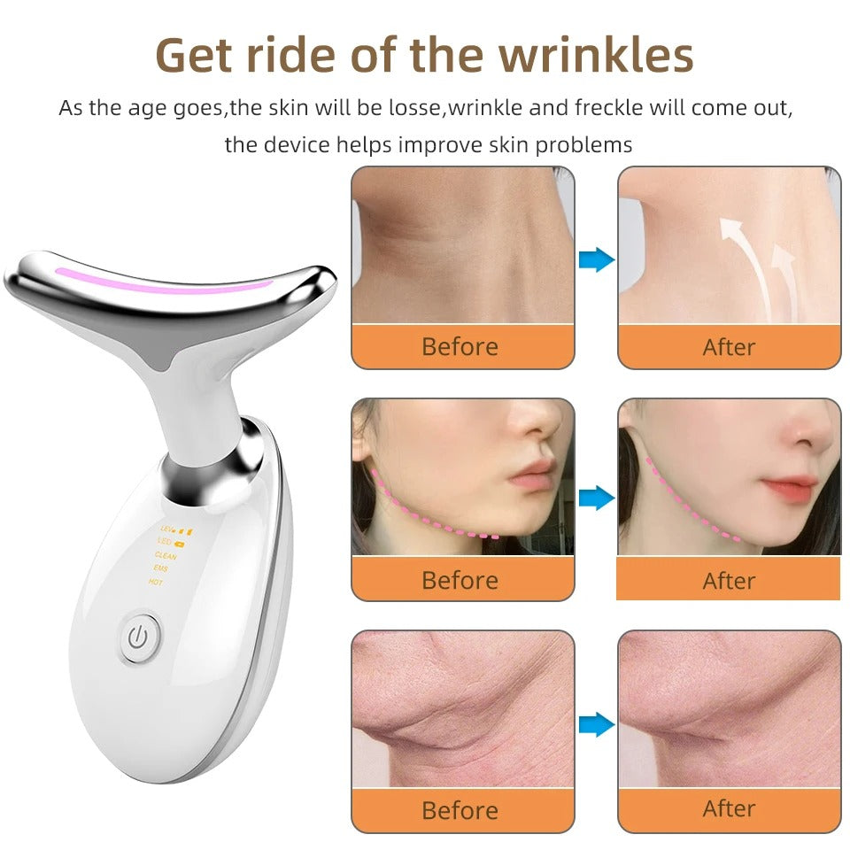 NuovaCell® Anti-Aging Facial Lifting Device with EMS, Vibration & Heat Therapy